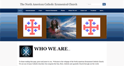 Desktop Screenshot of northamericancatholicecumenicalchurch.org